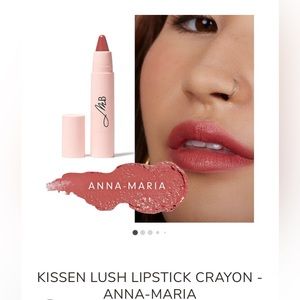 NIB Monika Blunder Lipstick KISSEN LUSH LIPSTICK CRAYON mid nude Anna Maria
